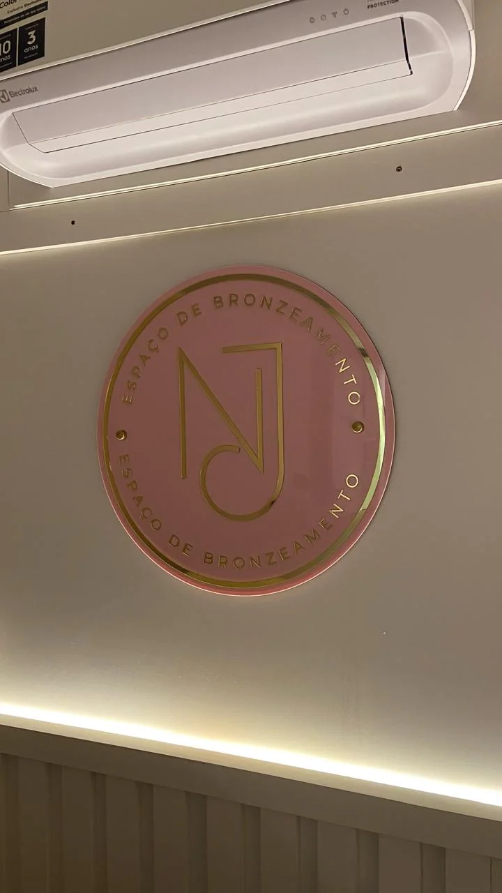 Placa personalizada La Bella em rose gold